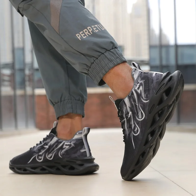 MAEDEF Scarpe da ginnastica da uomo Scarpe comode da passeggio Scarpe da allenamento da palestra antiscivolo Scarpe da ginnastica da jogging da tennis Scarpe sportive da corsa da uomo