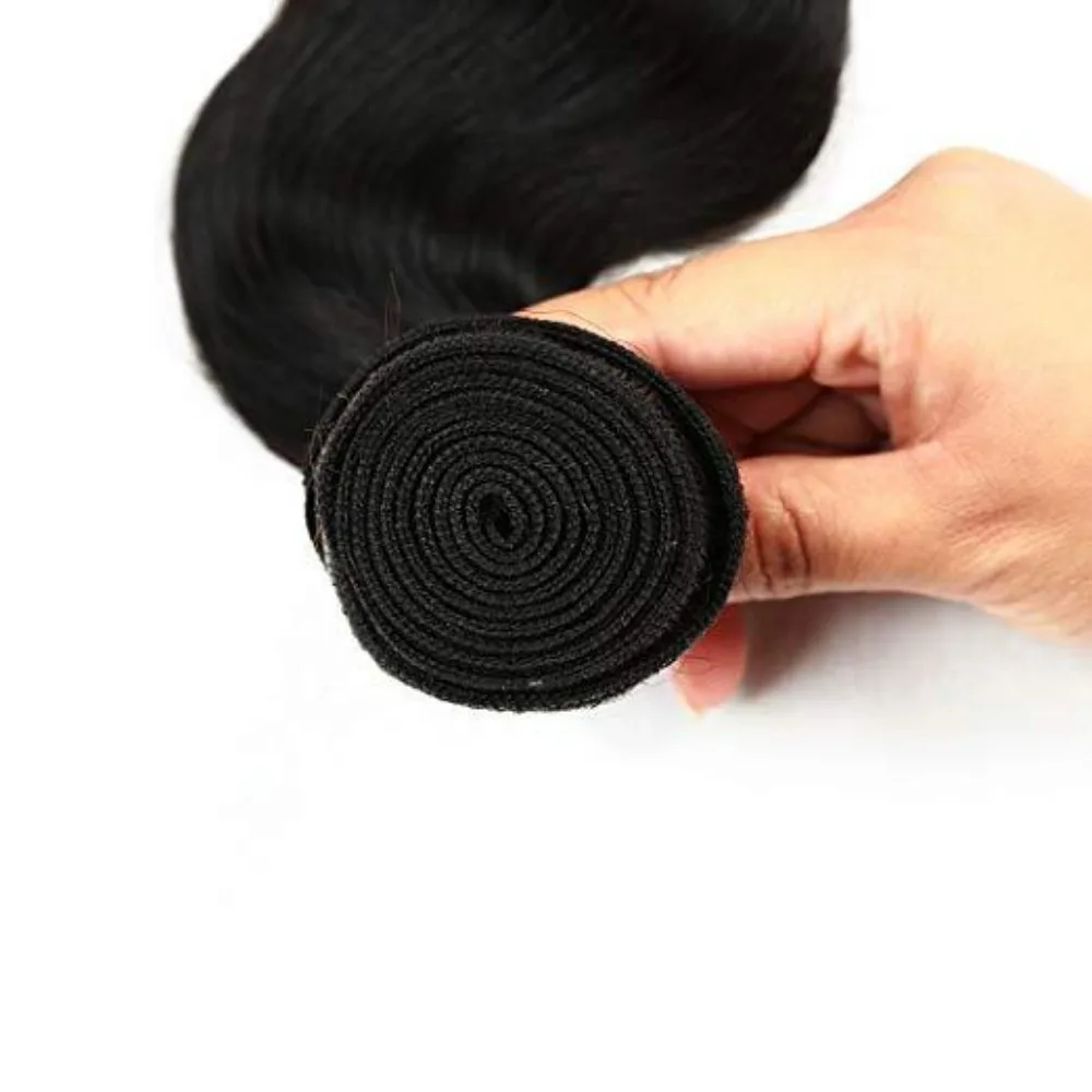 Yaki-mechones rectos de cabello sintético para mujeres negras, extensiones de cabello rizado negro Natural, fibra química, uso diario