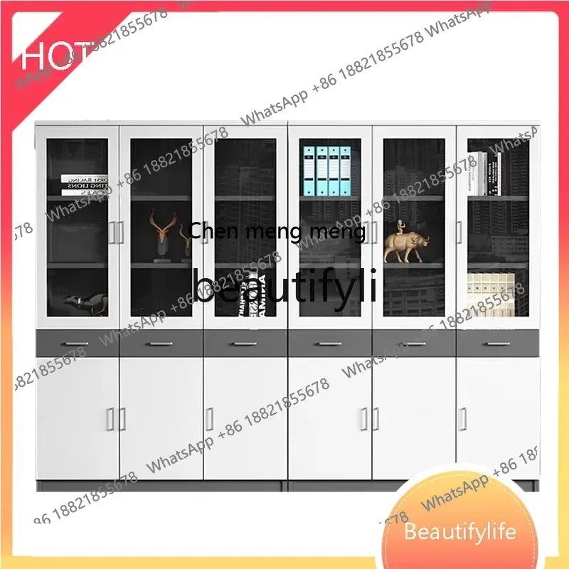 

cn ss Файл Материалы Деревянный Архивный Шкаф Для Хранения Офисный Органайзер Фон Книжная Полка Комбинированный Офисный Шкаф ss8617