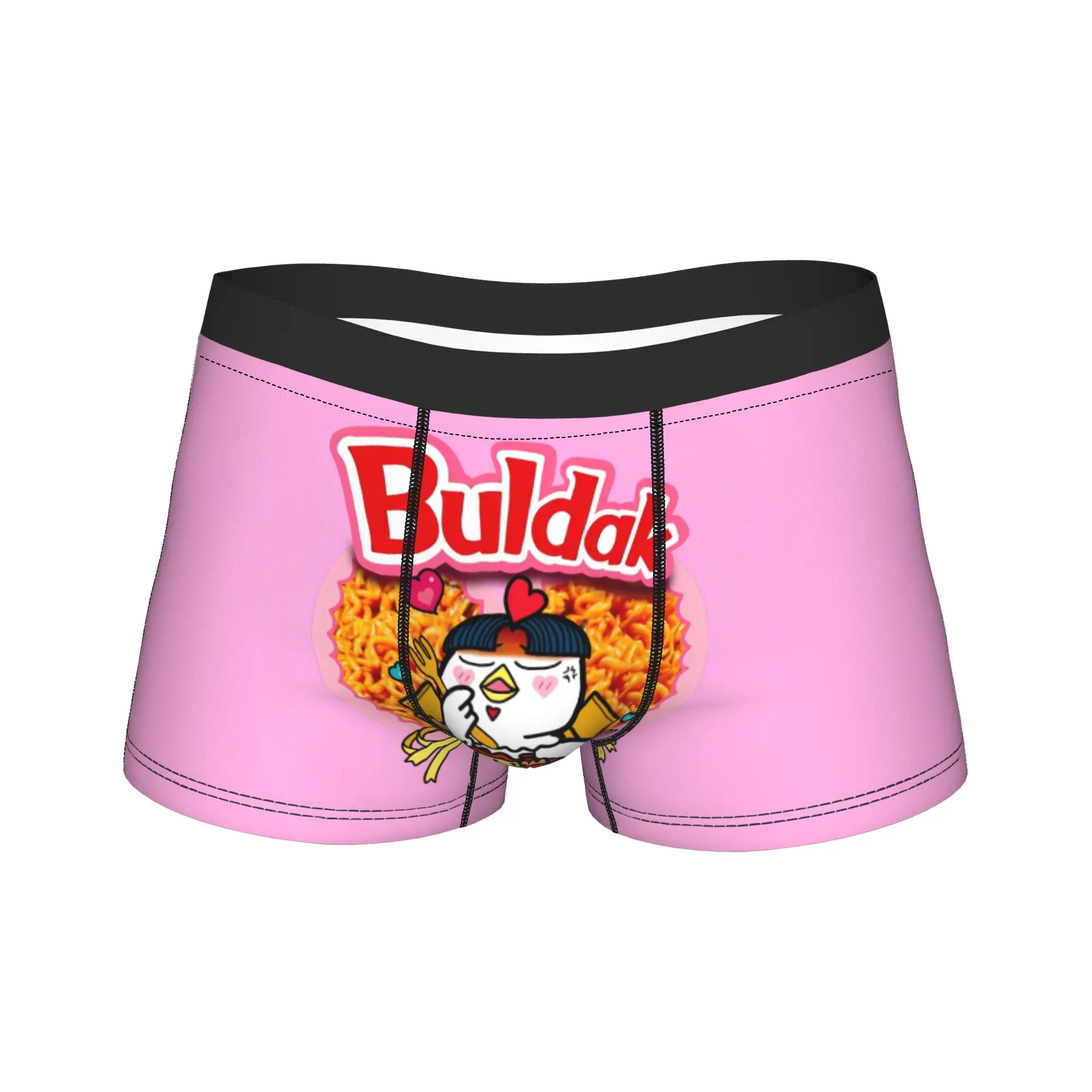 Calzoncillos Buldak Ramen Chicken Design Trunk, en oferta, calzoncillos para hombre, pantalones cortos sexys y suaves, regalo de cumpleaños