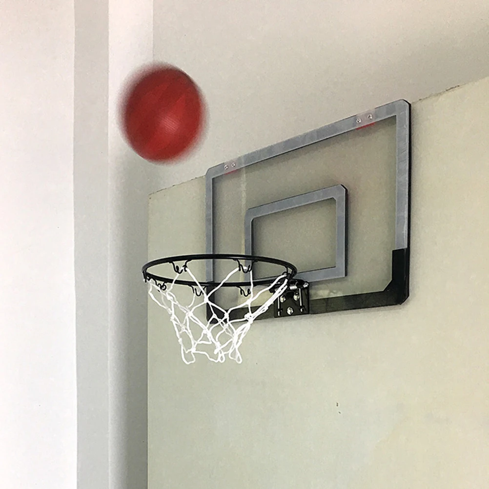 

1pc Hanging Basketball Board Mini Home Easy Assemble Transparent PVC Door Creative Shooting Sets Indoor Toy Ball