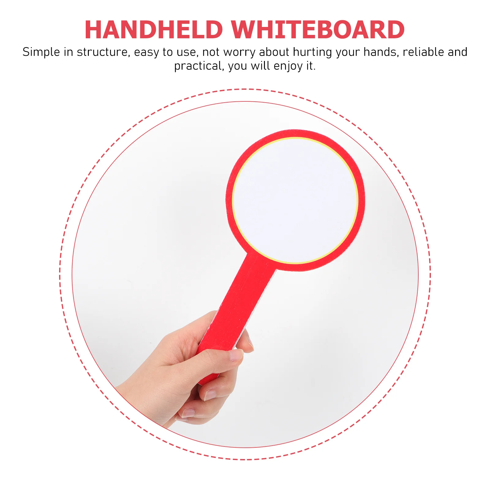 8pcs Double Side Scoreboard Blank Writable Handheld Whiteboard For Voting Auctions Judging Dry Erase Paddle Mini Score Plates