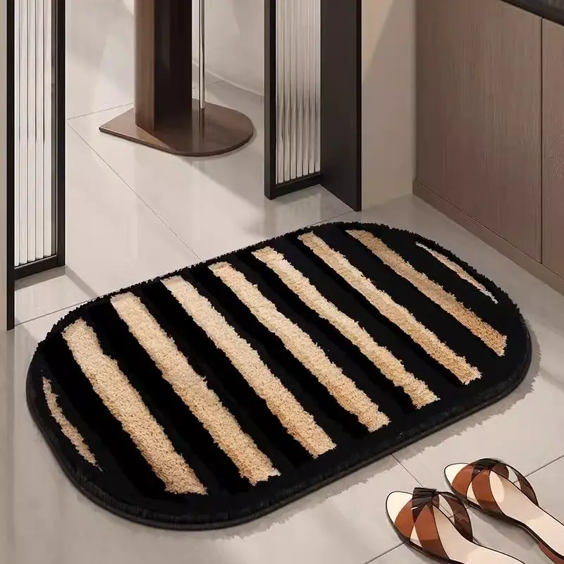 

American Style Bathroom Absorbent Floor Mat Toilet Kitchen Household Entrance Door Rug Non Slip Carpet Bedroom Decorating
