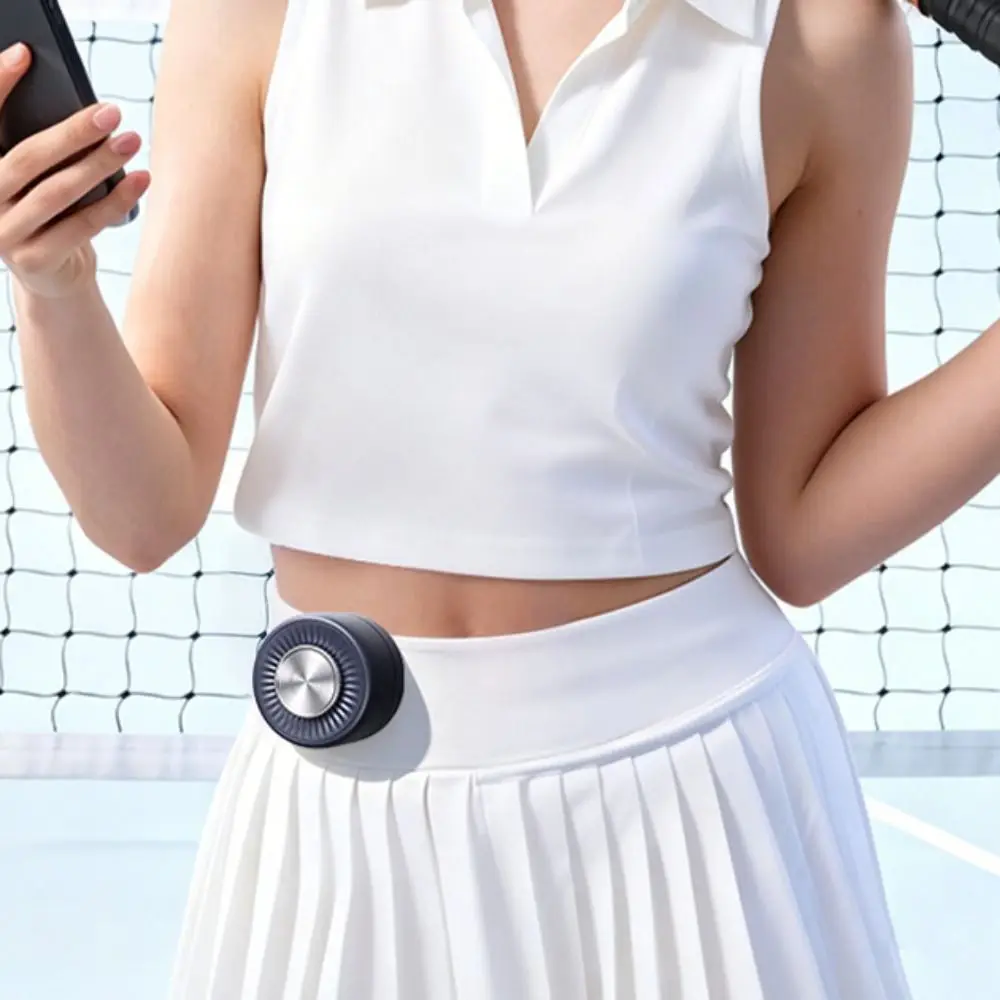Bladeless Clip-On Waist Fan Rotatable 3 Adjustable Speed Handheld Air Cooler Portable Multi-functional Wearable Belt Fan