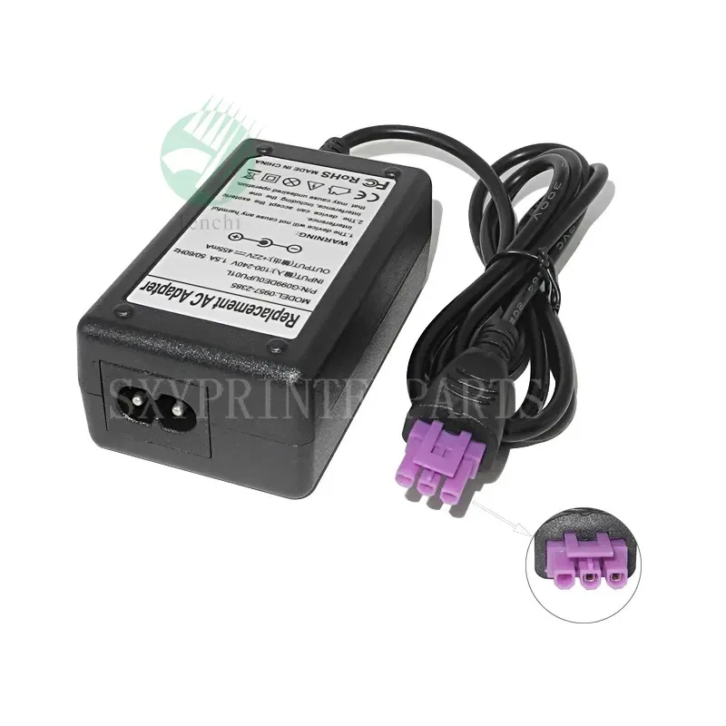 2PCS 0957-2385 AC Adapter Charger Power Supply 22V 455mA for HP 1010 1012 1510 1512 1513 1514 1518 2515 2540 2541 2542 2543