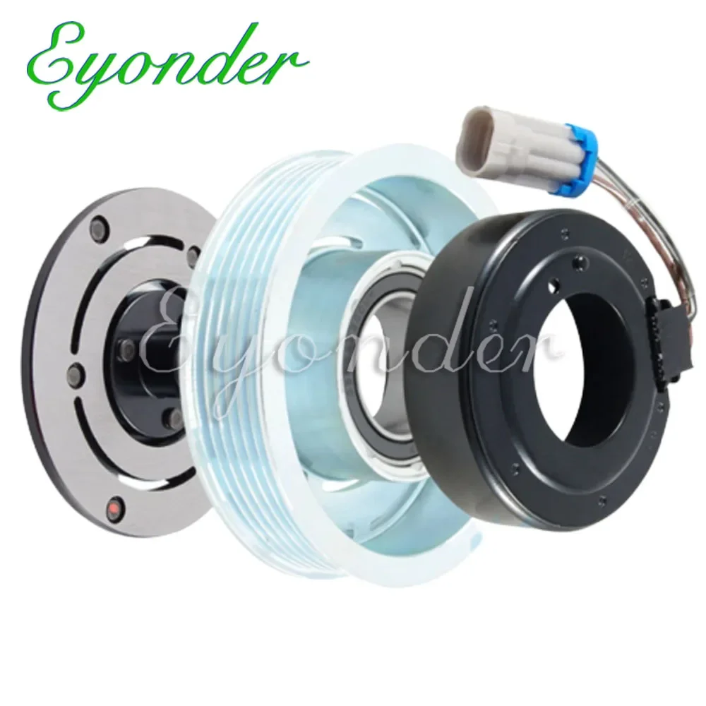 A/C AC Compressor Clutch Pulley for OPEL AGILA CORSA C TIGRA COMBO MERIVA ASTRA G 1618527 93185364 13106850 13197538 4706817