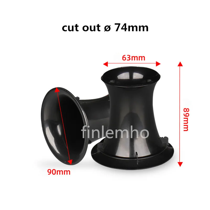 1 шт., аксессуары для басовой трубки, рефлекторный порт, пластик для автомобиля, диджейский динамик, сабвуфер, Hi-Fi, домашний кинотеатр, профессиональный аудио низкочастотный динамик