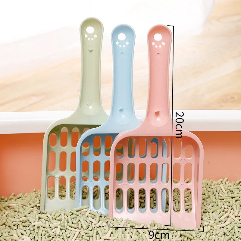 Plastic Cat Litter Scoop Pet Care Sand Waste Scooper Shovel Hollow Cleaning Tool Hollow Style Lightweight Durable Easy to Clean