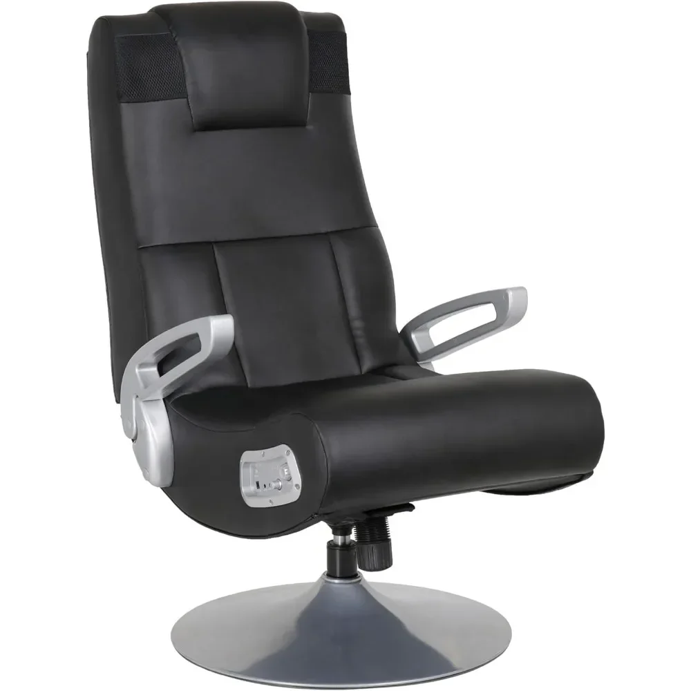 

Bluetooth Pedestal Chair - Video Gaming Lounging Chair with Immersive Audio with 2 Speakers & Subwoofer - Ergonomic Design