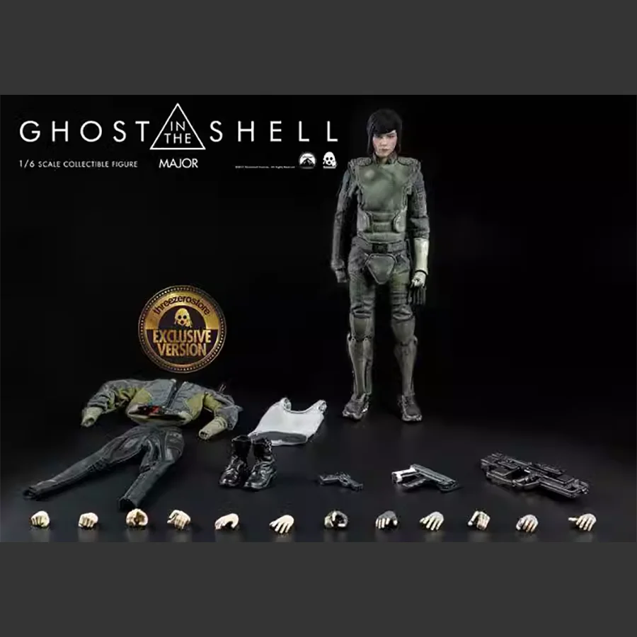 THREE ZERO 3A 1/6 Ghost In The Shell Motoko Kusanagi Art Set Version Action Figure Model Toys 12 inch Collector's Item Gift