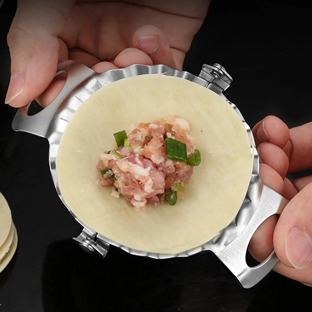 1Set Dumpling Maker Mold Stainless Steel Kitchen Gadget for Dumplings Empanadas Ravioli Mini Pies Dumplings Cutter
