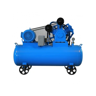 Best seller 380V 8bar Portable Piston Oil Lubricated Driven Air Compressor used in kitchen cleaning