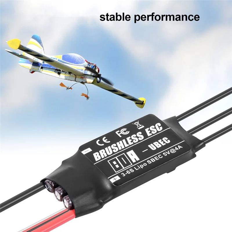 A19Q-Borstelloze ESC 2-3S Lipo Ondersteuning BEC Uitgang Met Programmeerkaart Voor RC Auto Boot Vliegtuigen DIY onderdelen