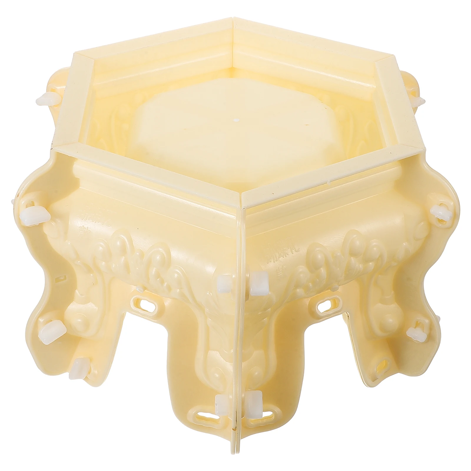 

Diy Flower Plastic Planter Base For Unique Plastic Planter Base Mold Epoxy Plants Pot Stand Decorative Planters Mold