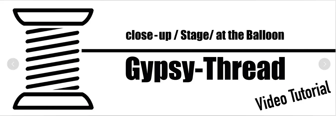 The Gypsy Thread de Axel Hecklau,The Cross Cut Force de Benjamín Earl, la tarjeta de proyección de Juan Pablo, el toque de Benjamn Earl