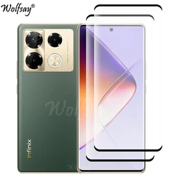 Curved Edge Tempered Glass For Infinix Note 40 Pro Screen Protector Infinix Note 40 Pro 4G Glass For Infinix Note 40 Pro Glass