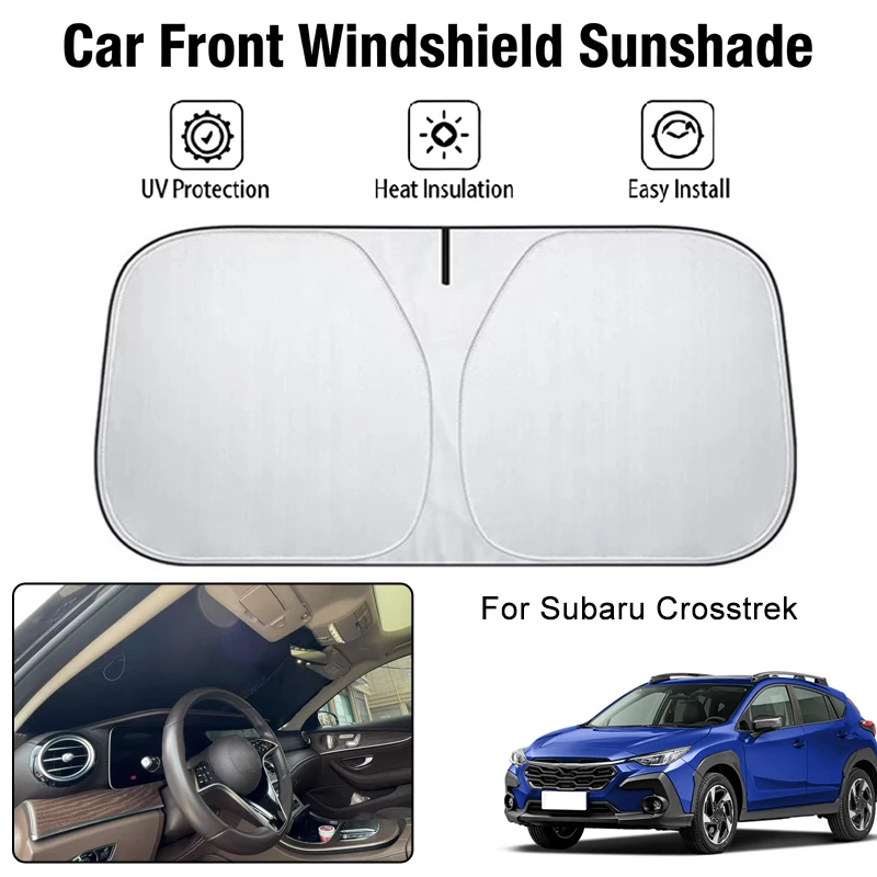 

Foldable Car Windshield Sun Shade UV Block Heat Insulation For Subaru Crosstrek Interior Protection Accessories