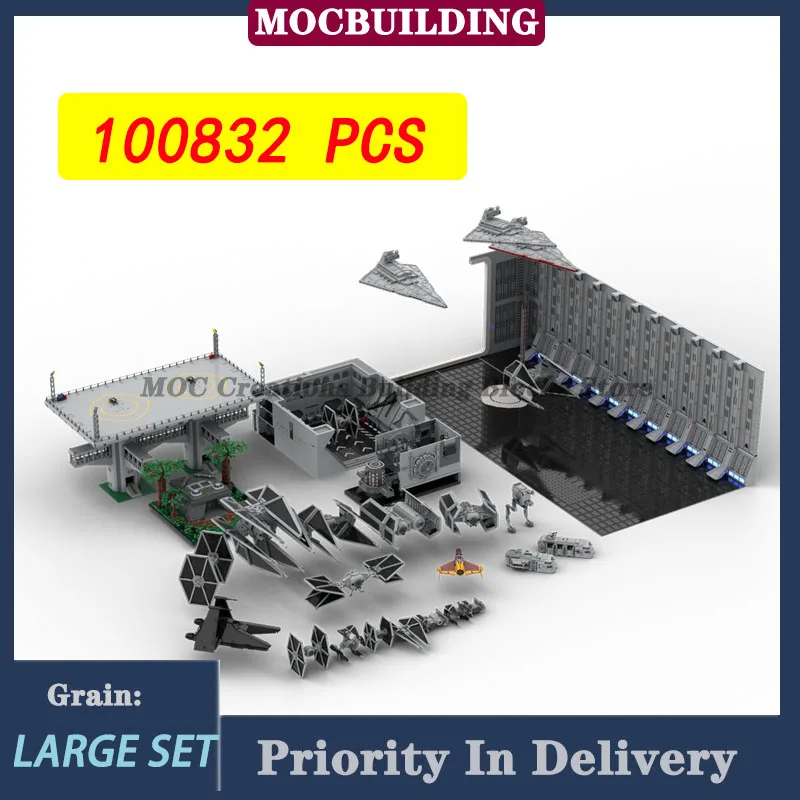 100832PCS MOC Space Fighter Grote Collectie Serie Model Bouwstenen Architectuur