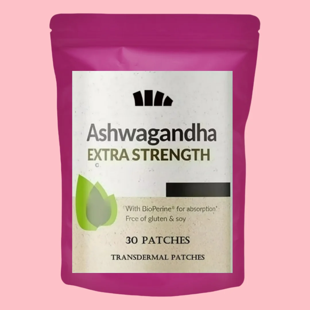 

30 Patches Ashwagandha Transdermal Patches Natural Energy, Strength Stress & Mood Support