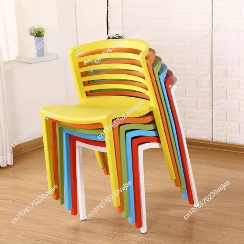 Nordic Dining Chair Modern Dining Chairs Office Chair Designer Creative Backrest Plastic Kitchen Furniture Plastic Chair t