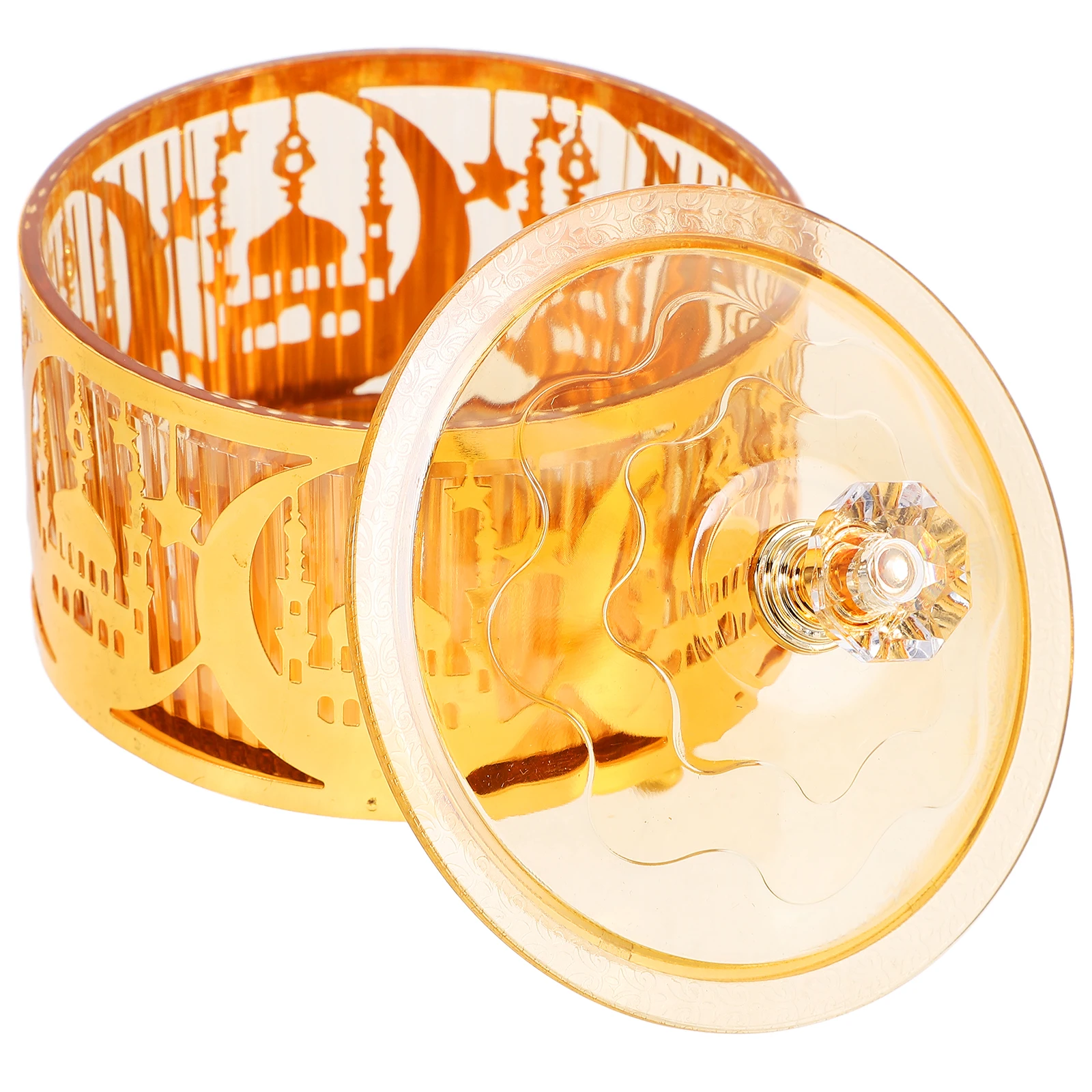 

Tray Snacks Container Metal Middle East Style Home Decor Party Favor Box Eid Mubarak Jar Storage Display Bowls