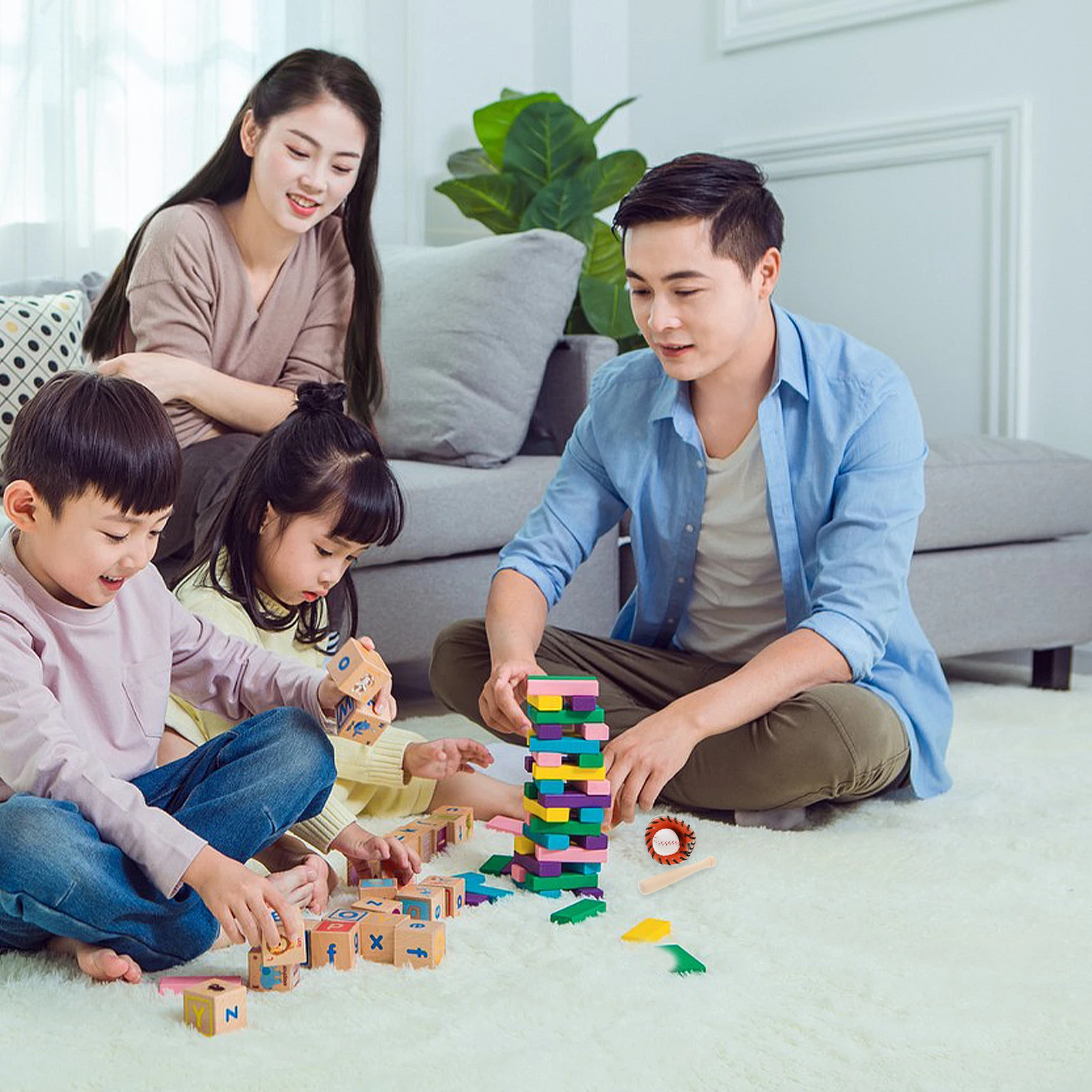 1 set Kit Adorabile PU Legno Divertimento Giocattolo portatile Casa delle bambole Sport Mini Decorazioni Palle Accessori