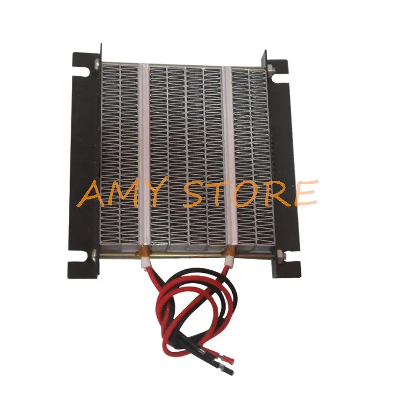 1Pc 12V 150W / 12V 300W / 24V 250W / 24V 500W PTC Heating Element Heater Plate with Black Metal Hoder Heat Conduction