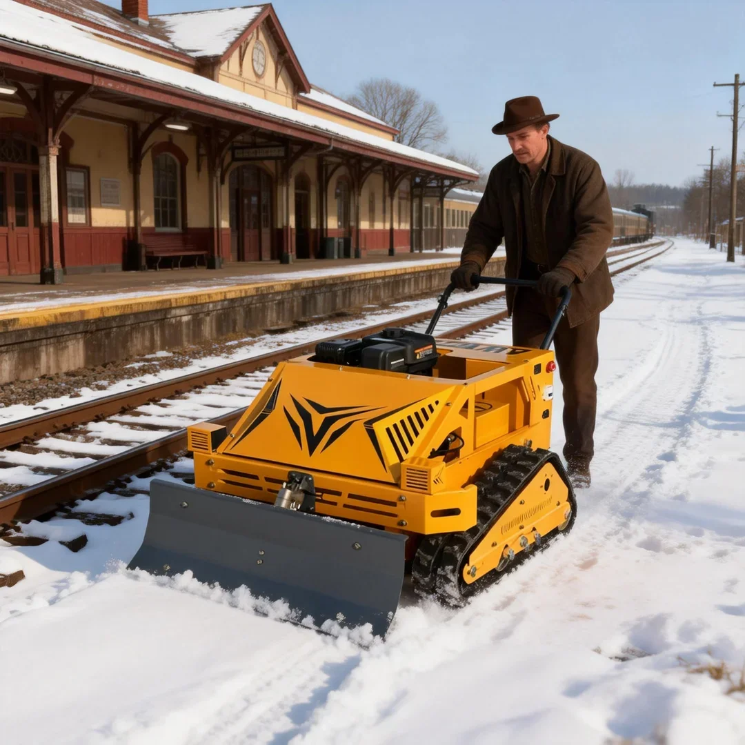 

Customized Wireless Remote Control Farm Lawn Mower - Thickened Widened Crawler CE EPA Certified Self-Propelled Robot