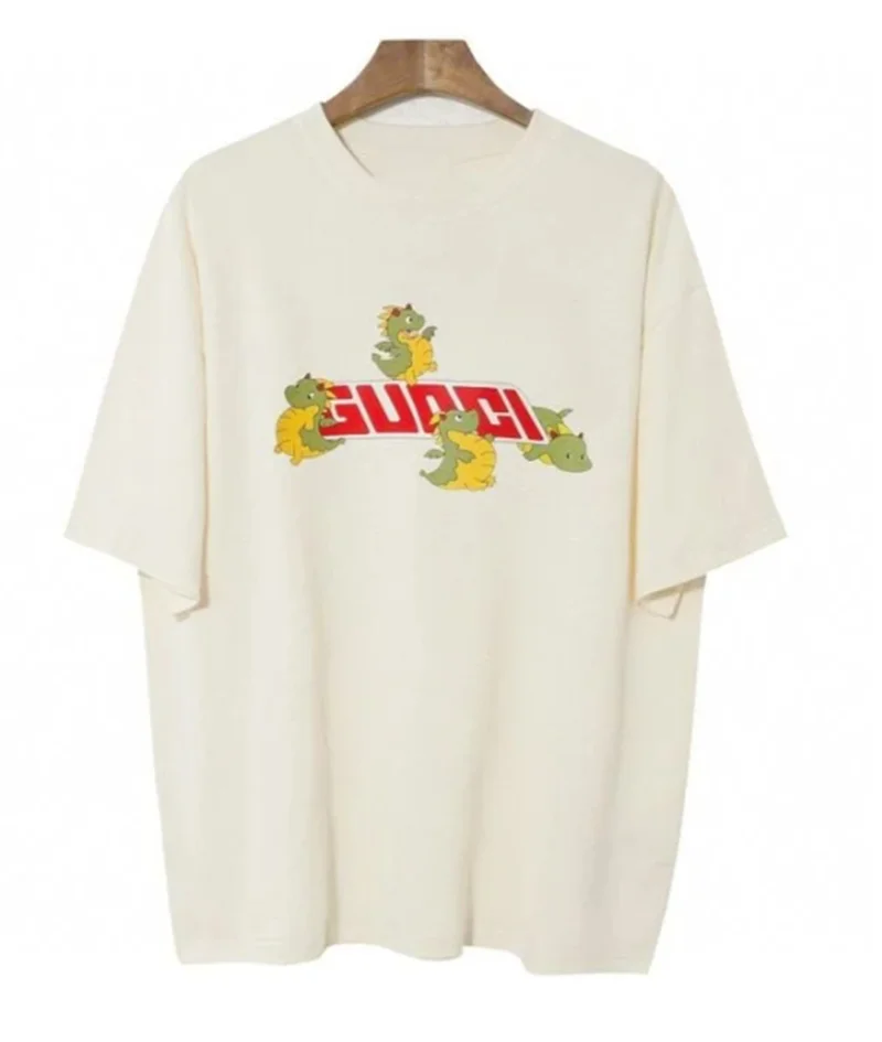 

2025 New Pure Cotton Comfortable Sports Short-sleeved T-shirt High Luxury Brand Trendy Brand Printed Short Sleeves