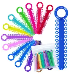 1040 Power Sticks Ligature Ties Orthodontic Ligature O-Ties Elastic ties O-Rings Elastic Bands for Braces