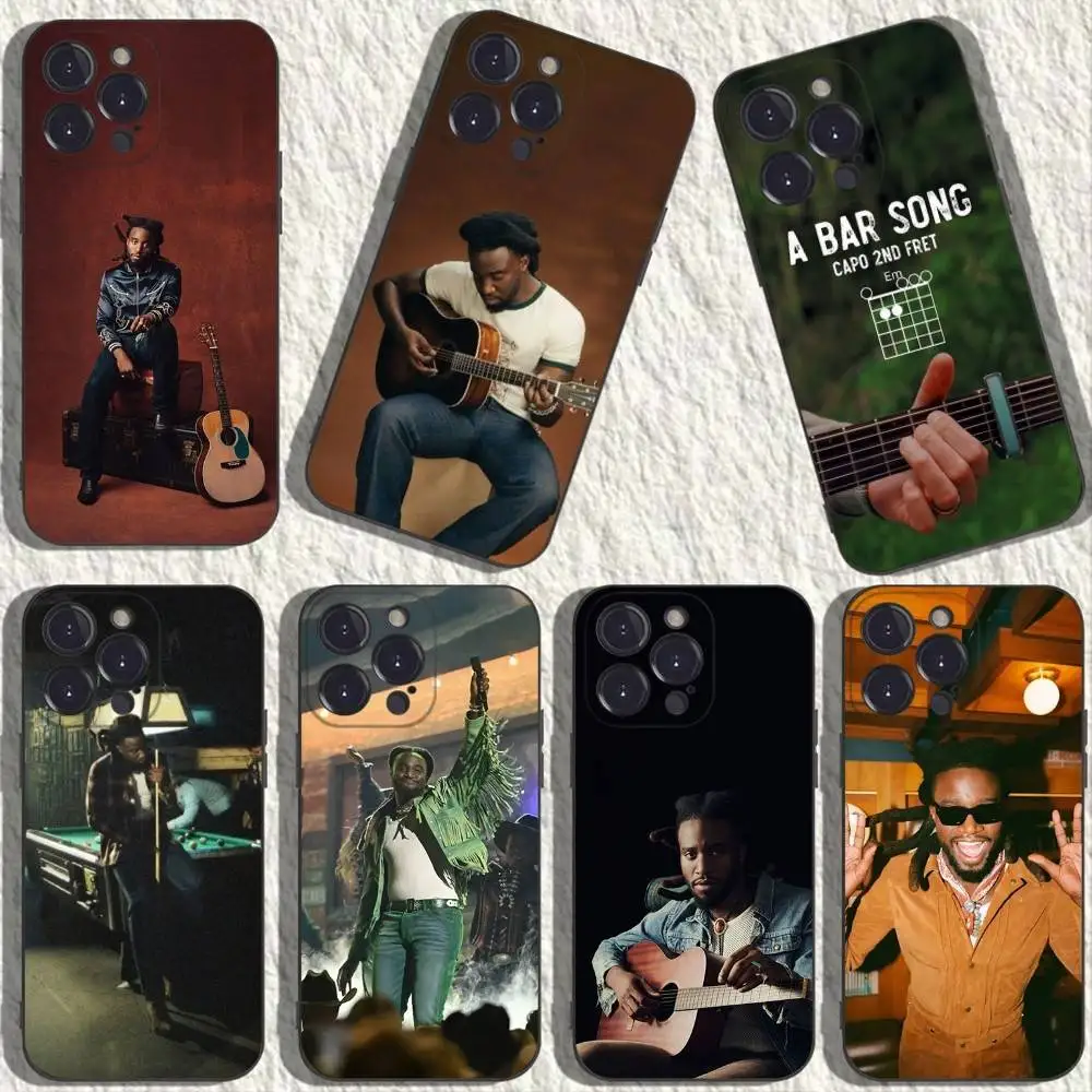 

A Bar Song S-Shaboozey Phone Case For iPhone 16,15,14,13,12,11 Plus,Pro Max,XS,X,XR,SE,Mini,8,7,Soft Silicone Black Cover