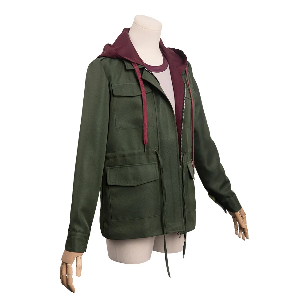 Ellie Cosplay Costume Game The Last Fantasy Adult Women t-shirt Coat Jacket outfit Halloween Carnival Party travestimento Suit