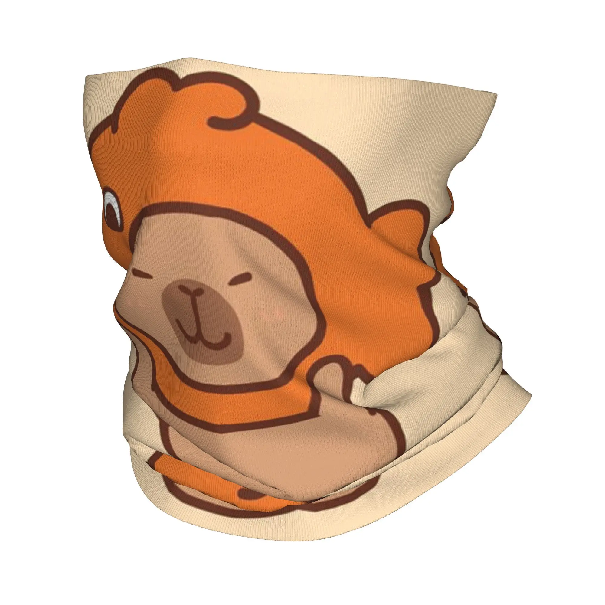 Capivara bandana pescoço gaiter impresso envoltório máscara cachecol quente ciclismo cachecol caminhadas pesca para homens mulheres adulto respirável