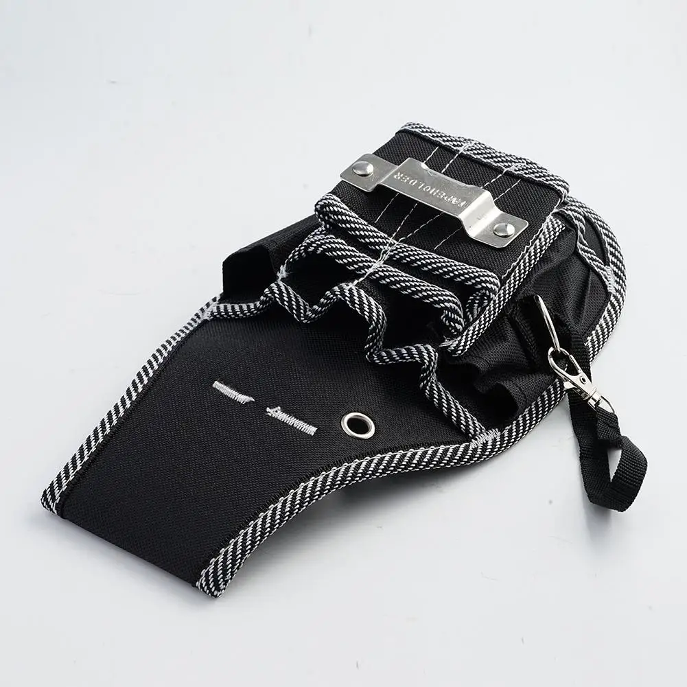 Multifunctional Nylon Tool Bag for Electrician Waist Belt with Screwdriver Holder Multiple Pockets Canvas Maintenance Fanny Pack