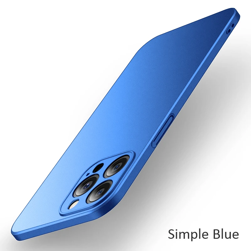 Hüllen für APPLE iPhone 17 16 17e 16e 15 14 13 12 Pro Max Mini Plus Air Ultra Slim Matte Hülle aus Hartplastik Stoßfeste Abdeckungen – Detail 12