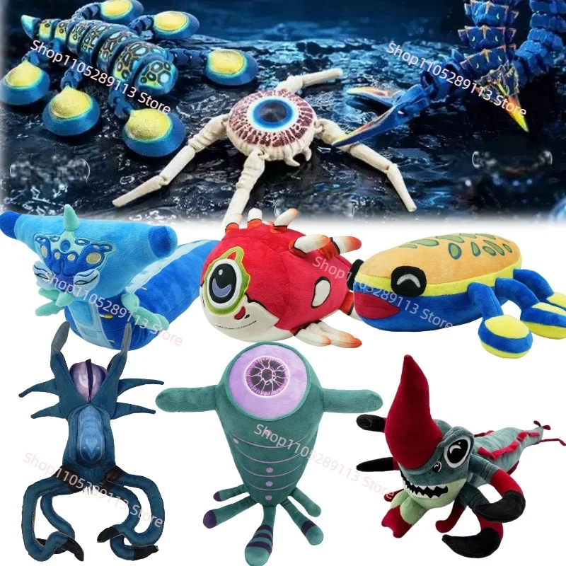 

New Subnautica 2 Plush Doll Anime Oculus Fish Stuffed Doll Toy Cute Soft Deep-sea Creatures Plush Game Periphery Birthday Gifts