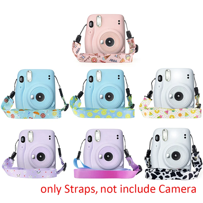 1.2m Camera Neck Shoulder Strap For Instax Mini 11 8 8+ 9 Colorful Back Rope Hanging Band Belt Camera Straps