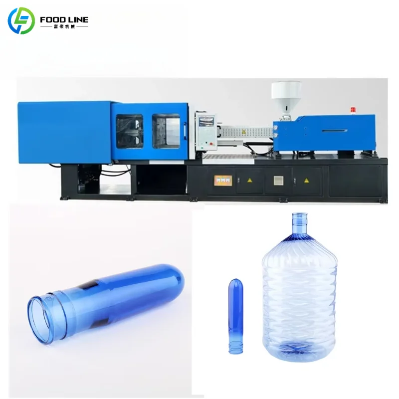 Full Automatic Horizontal Plastic Preform Making Machine Custom PET Preform Injection Molding Factory Equipment