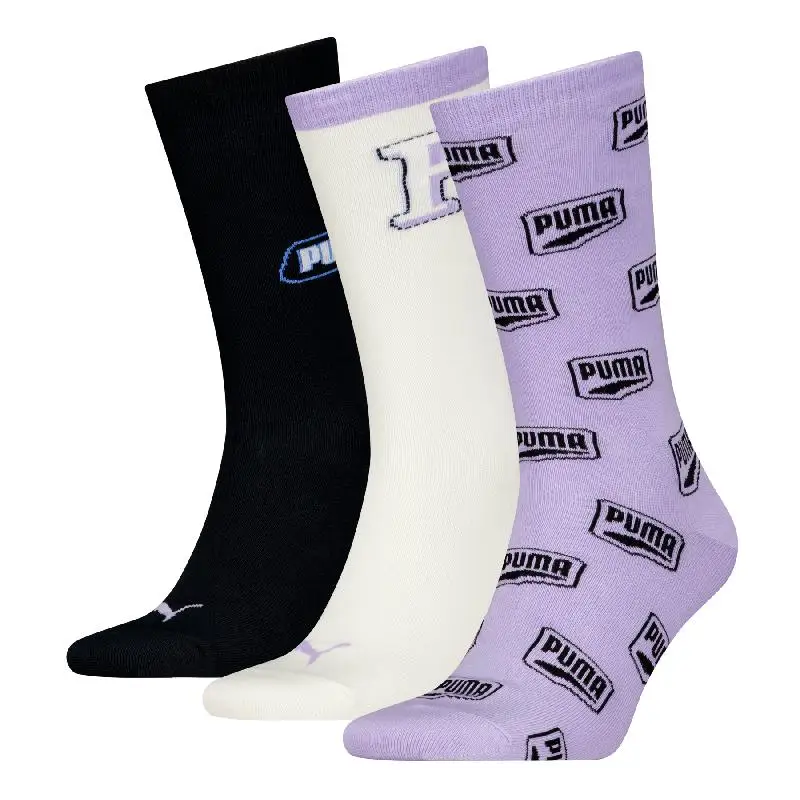 

Puma Men's and Women's Socks, Running, Fitness, Training Socks, Outdoor Sports and Leisure Socks, Comfortable and Breathable Mid-Calf Socks 938418-02