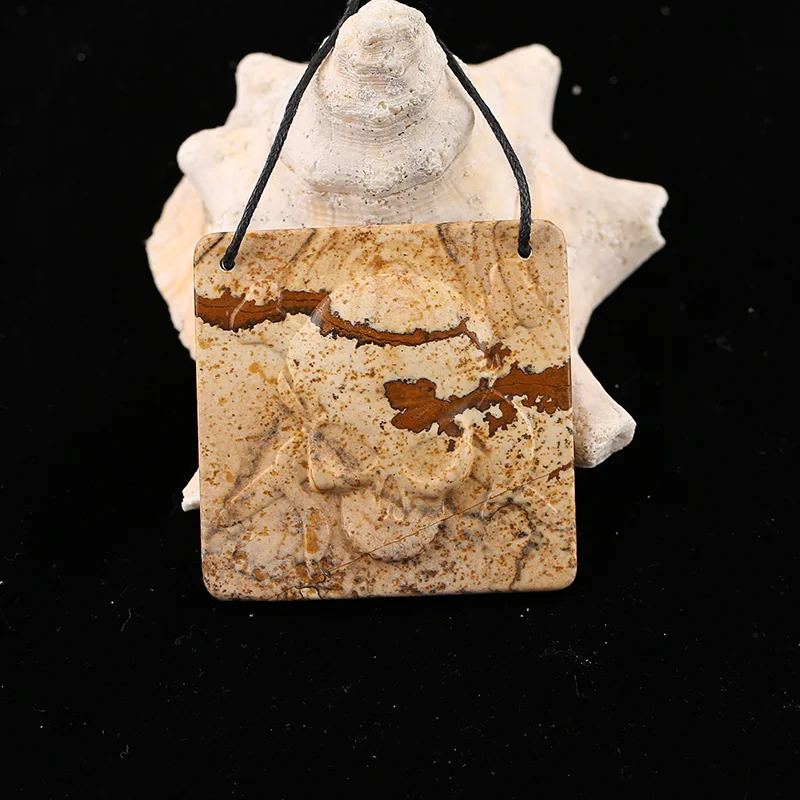 

B&FPicture Jasper Jasper Earring Beads for Jewelry Making, Handmade Natural stones beads, Stones for Supplies