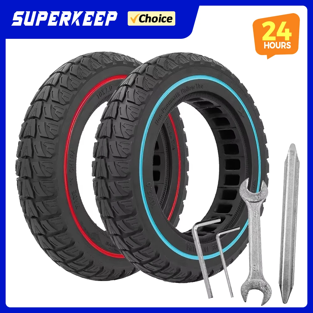 

Прочная 10-дюймовая резиновая сплошная амортизационная шина 10X2.0 для электроскутера Xiaomi M365 Pro Pro2 1S mi3