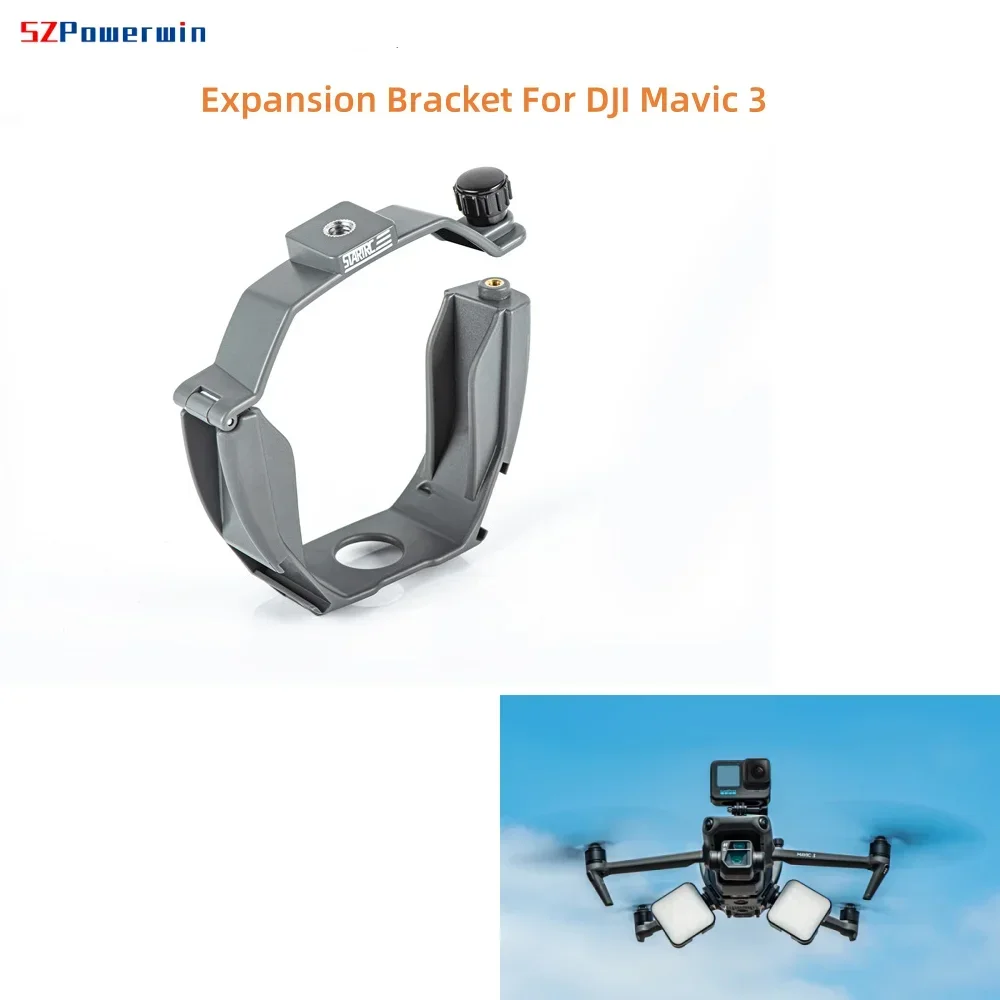 DJI Mavic 3 Camera Expansion Bracket Kit For GoPro/DJI Pocket /Action 5 4 /Insta360/Fill Light with 1/4 Screw Stand Mount Holder