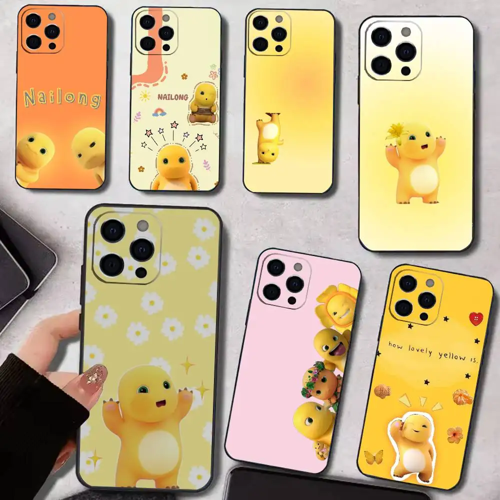 귀여운 N-Nailong 폰 케이스 실리콘 소프트 아이폰 17 16 15 14 13 12 11 X XR 플러스 프로 맥스 플러스용