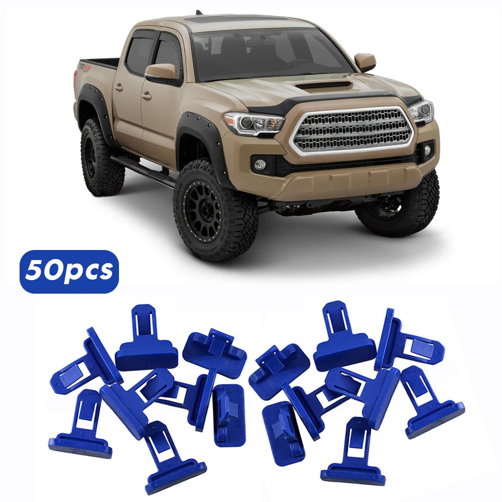 

Pop 50 шт. зажимы для литья автомобильного бампера, фиксатор, пластиковый крепеж для Toyota Camry FJ Cruiser RAV 4 Tacoma 75392-04010 75392-35200