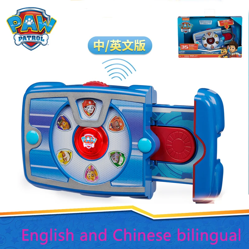 

Hot 100% Genuine Original Paw Patrol Ryder’s Interactive Pup Pad with 35 Sounds English Chinese Kids Birthday Christmas Gift