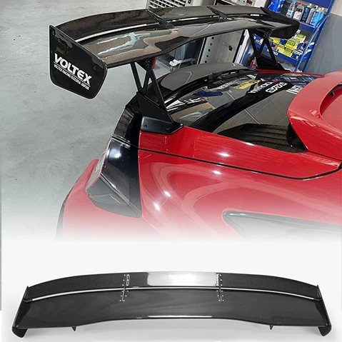 

Applicable to(USA Local ) Fits Civic FK7 FK8 VTX Style Carbon Fiber Rear GT Spoiler