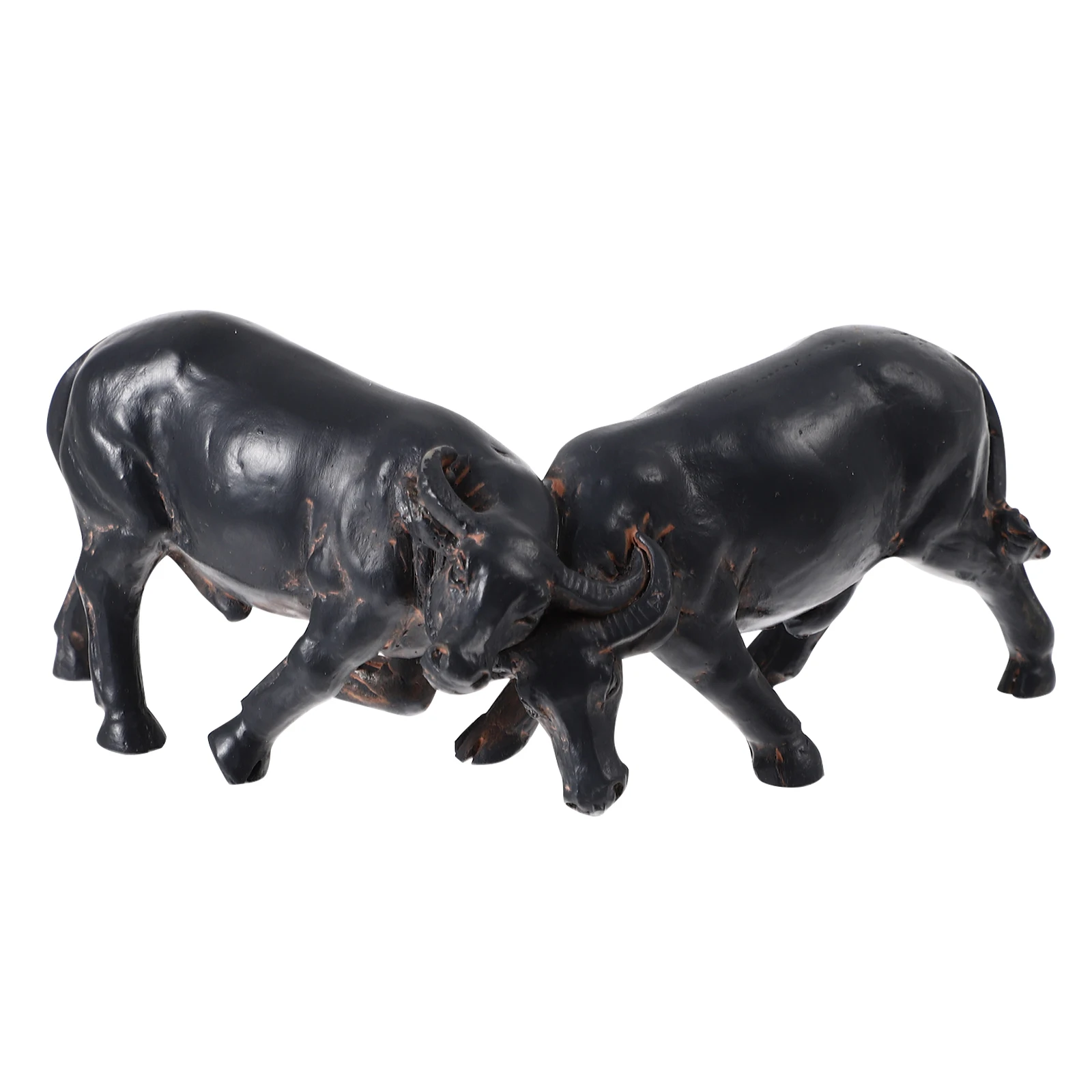 

Synthetic Resin Cow naments Mini Farm Adornment Calf Model L Crafts Desktop Decoration Practical Design Durable Quality