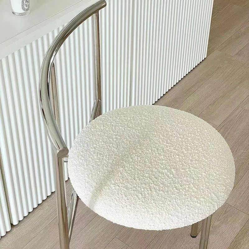 Home Stainless Steel Dining Chair Antique Niche Design  Ins Bedroom Makeup  Fairy  Design Modern