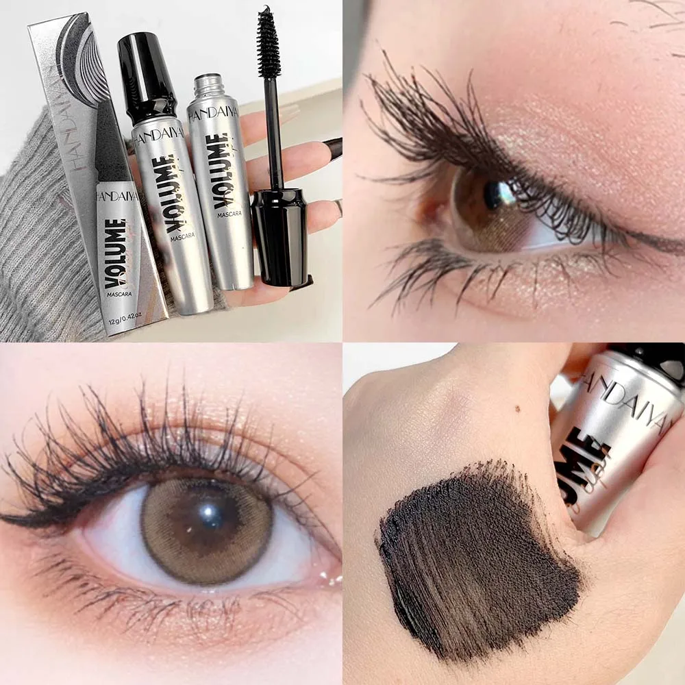 Curl Volumize Mascara długotrwały 4D jedwabny podkręcający rzęs tusz do rzęs czarny nie rozmazujący się przedłużanie rzęs profesjonalny makijaż oczu