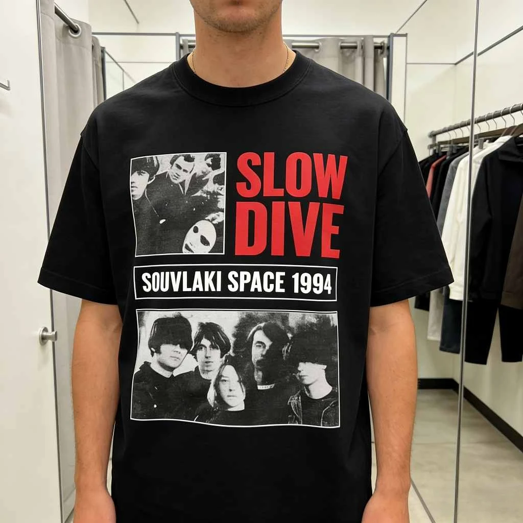 

Slowdive T-Shirt Rock Music Shirt Souvlaki Album Shirt When the Sun Hits Star Roving Slowdive Merch Unisex Rocker Clothing